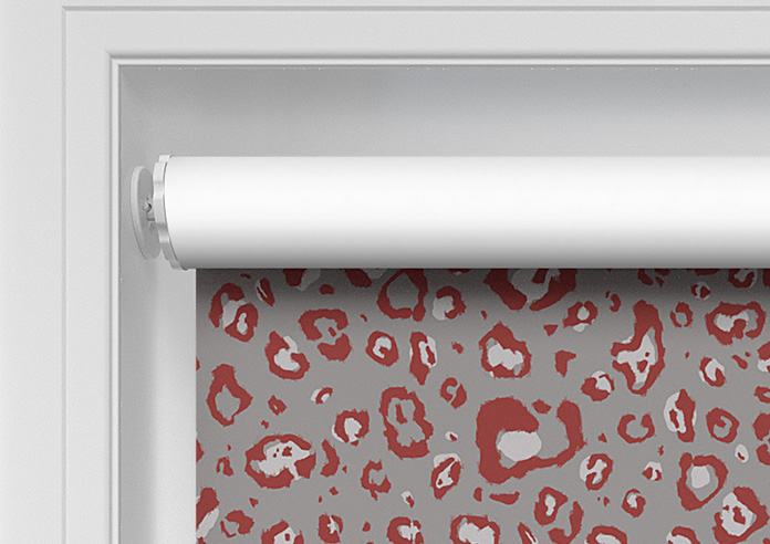Leopard Luxe, Crimson - Twist&Fit Roller Blind - Image 10